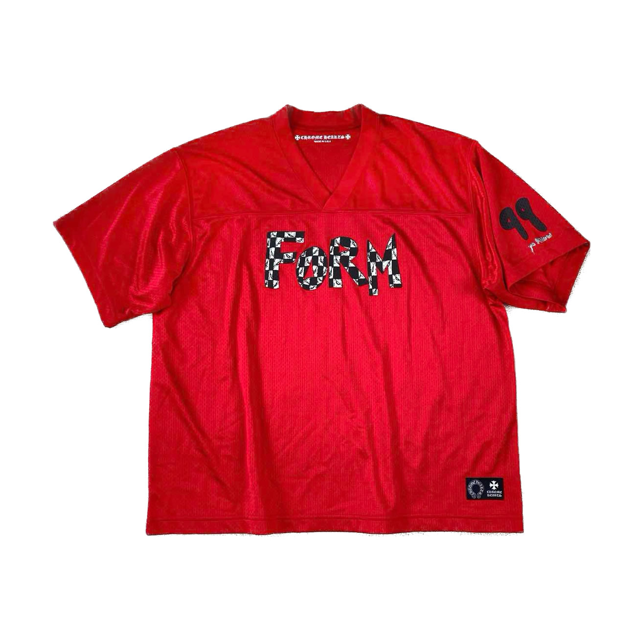 Chrome Hearts 99 Form Matty Boy Mesh Red Jersey (3) - newkick.vip